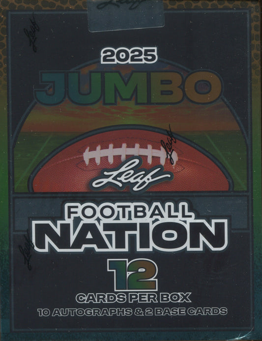 2025 Leaf Football Nation Jumbo, Box