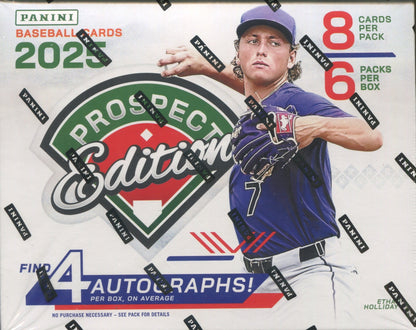 *LAST CASE* 2025 Panini Prospect Edition Baseball Hobby, 20 Box Case
