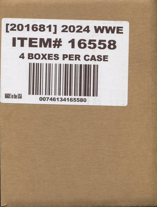 2024 Panini National Treasures WWE Hobby, 4 Box Case