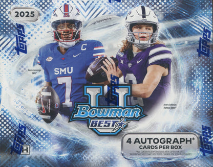 2025 Bowman's Best University Football Hobby, 12 Box Case