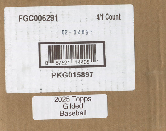 2025 Topps Gilded Collection Baseball Hobby, 4 Box Case