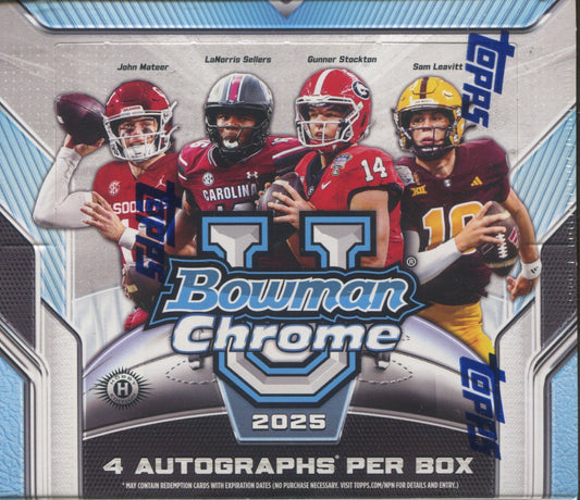 *LAST BOX* 2025 Bowman Chrome University Football Jumbo, Box