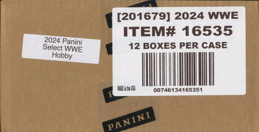 2024 Panini Select WWE Hobby, 12 Box Case