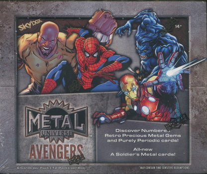 2024 Marvel Avengers Metal Universe, 12 Hobby Box Case