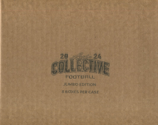 2024 Leaf Collective Football Jumbo, 8 Box Case