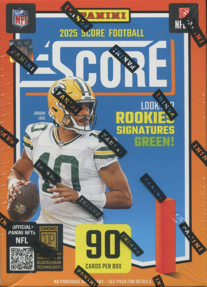 2025 Panini Score Football Hobby, 20 Blaster Box Case