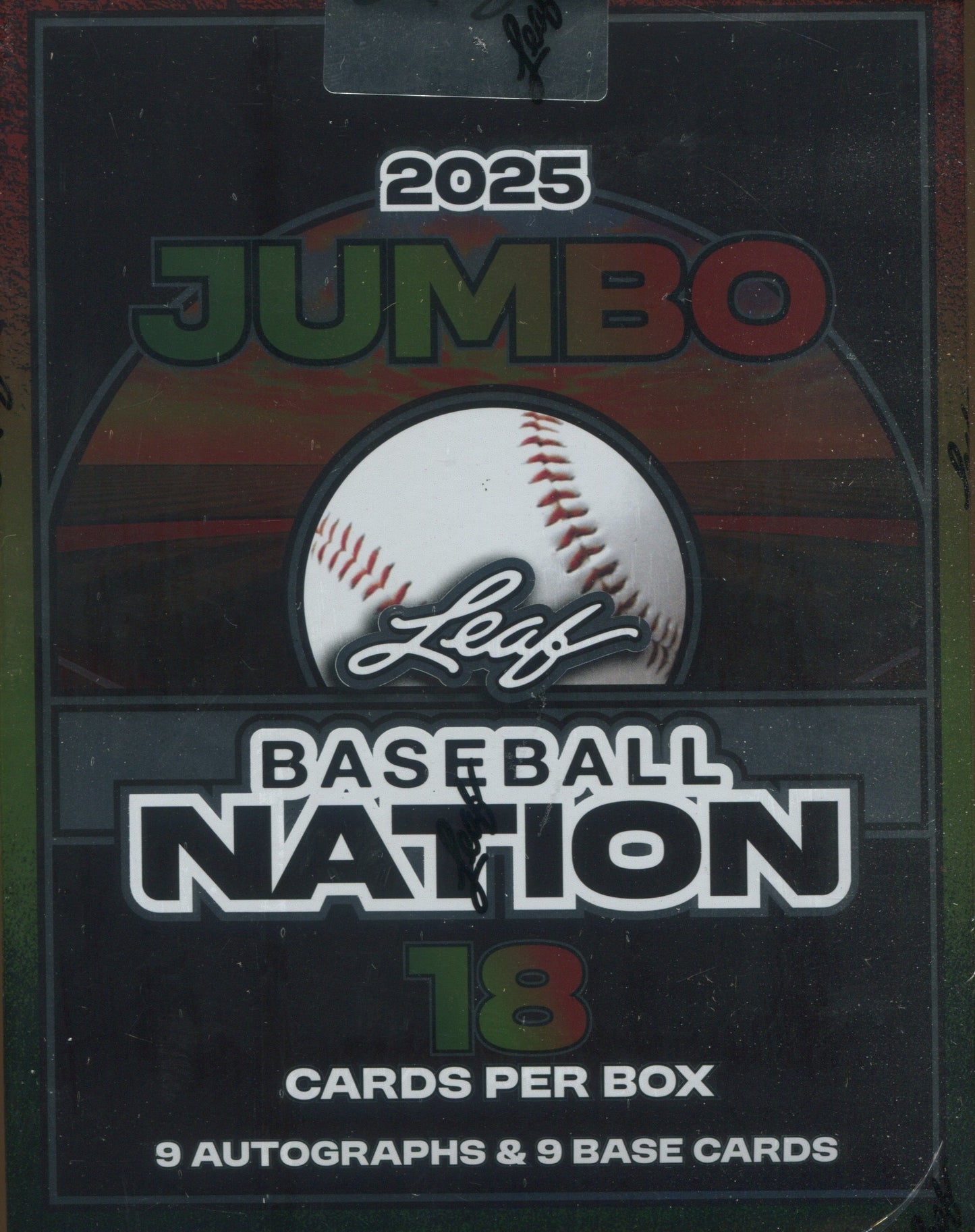 2025 Leaf Baseball Nation Jumbo, Box
