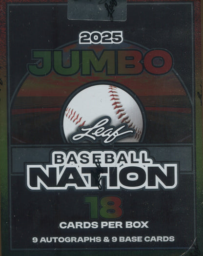 2025 Leaf Baseball Nation Jumbo, Box