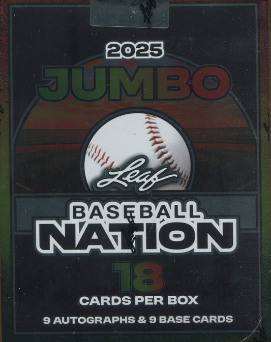 2025 Leaf Baseball Nation Jumbo, Box