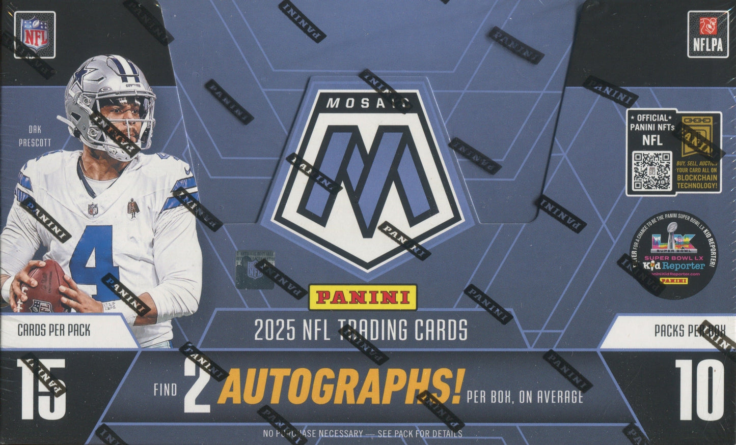 2025 Panini Mosaic Football Hobby, Box