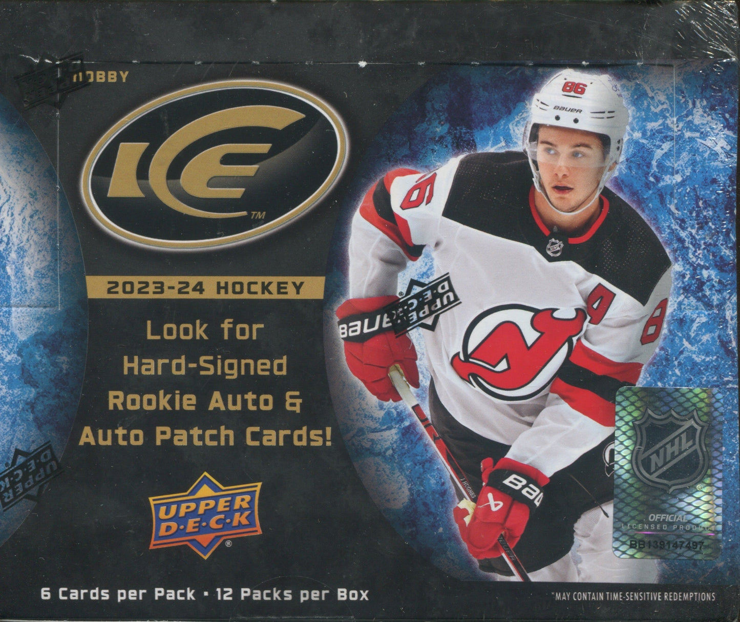 2023-24 Upper Deck Ice Hobby Hockey, 12 Box Inner Case