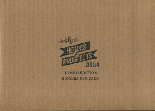 2024 Leaf Heroes & Prospects Football Jumbo, 8 Box Case
