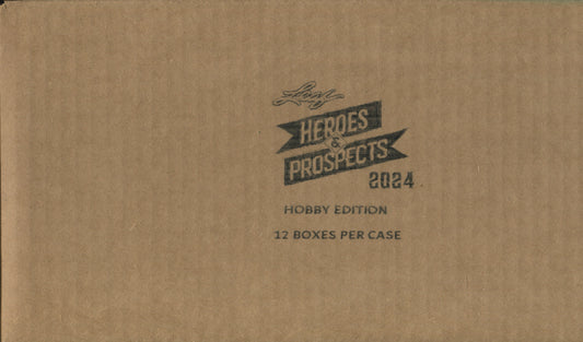 *LAST CASE* 2024 Leaf Heroes & Prospects Football Hobby, 12 Box Case