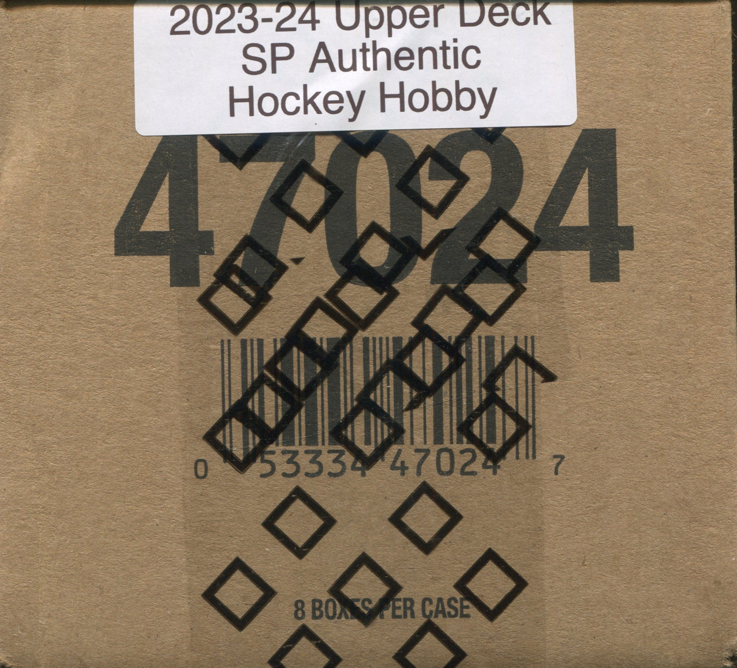 2023-24 Upper Deck SP Authentic Hockey Hobby, 8 Box Inner Case