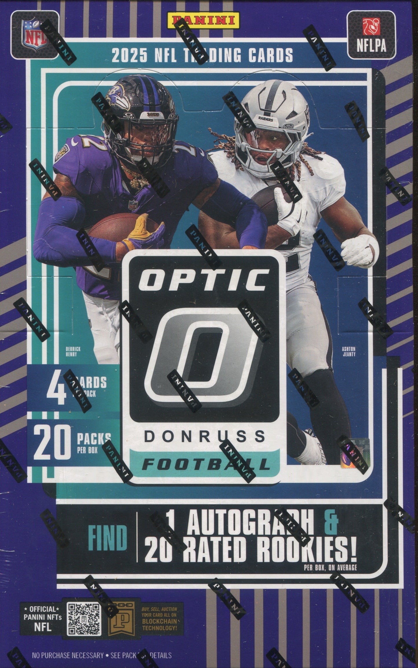 2025 Panini Donruss Optic Football Hobby, 12 Box Case