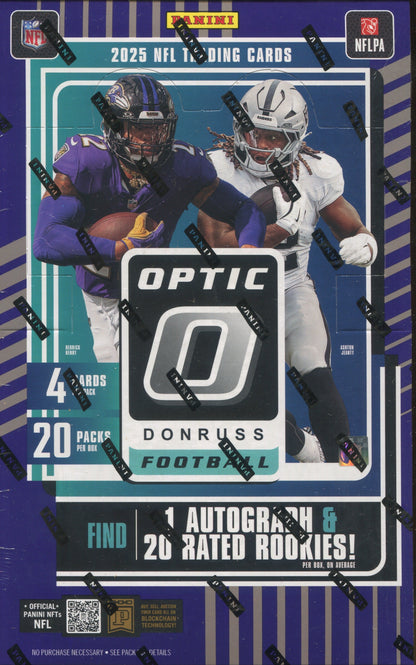 2025 Panini Donruss Optic Football Hobby, 12 Box Case