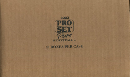 2023 Leaf Pro Set Pure Football Hobby, 10 Box Case