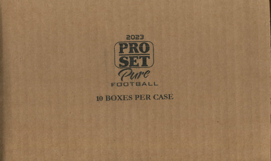 2023 Leaf Pro Set Pure Football Hobby, 10 Box Case