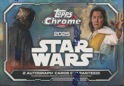 2025 Topps Star Wars Chrome Delight, 10 Box Case