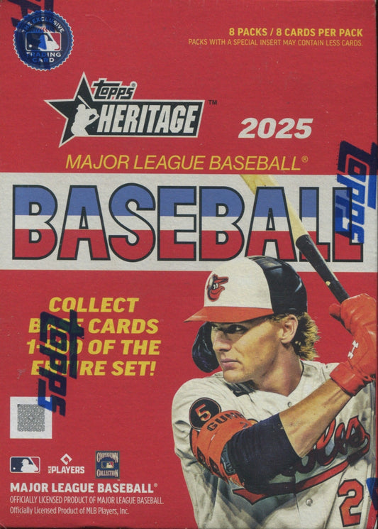 2025 Topps Heritage Baseball Blaster, Box