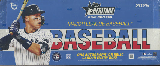 2025 Topps Heritage High Number Baseball Hobby, Box
