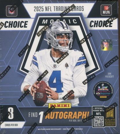 2025 Panini Mosaic Football Choice, Box