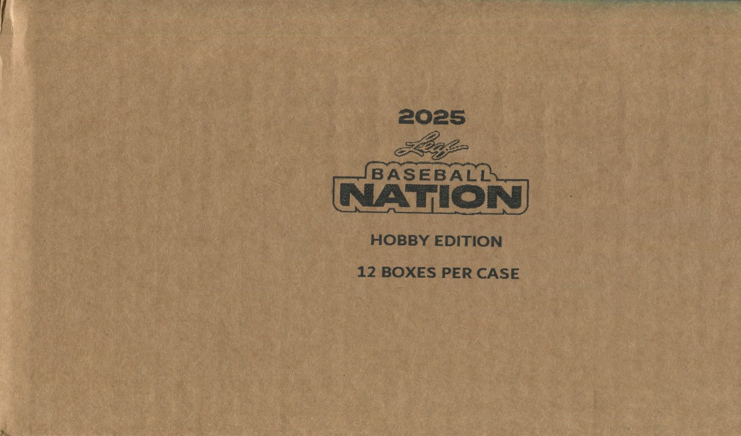 2025 Leaf Baseball Nation Hobby, 12 Box Case