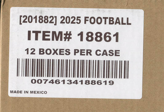 2025 Panini Select Football Hobby, 12 Box Case