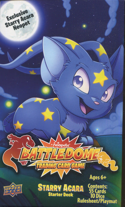 2025 Upper Deck Neopets Battledome Defenders of Neopia, Starry Acara Starter Deck