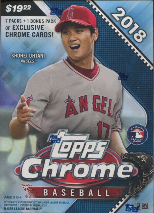 2018 Topps Chrome Baseball Blaster, Box