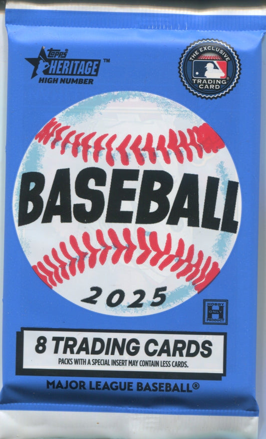 2025 Topps Heritage High Number Baseball Hobby, Pack