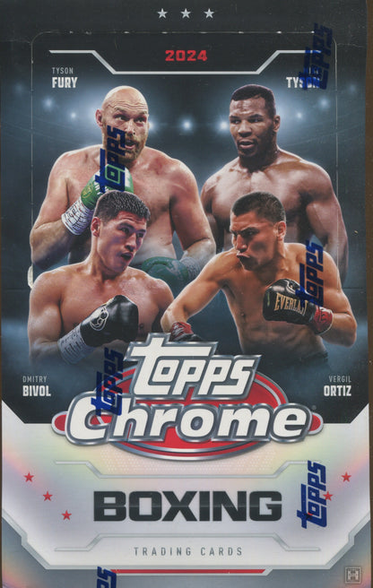 2024 Topps Chrome Boxing Hobby, 12 Box Case