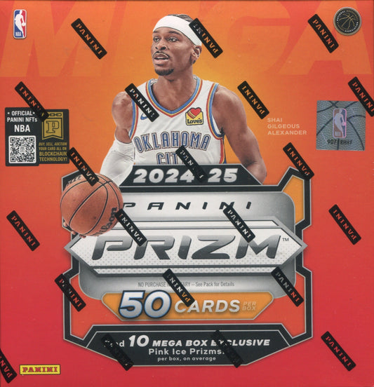 2024-25 Panini Prizm Basketball, Mega Box (PINK ICE)