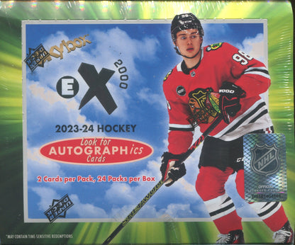 2023-24 Upper Deck Skybox E-X 2000 Hockey Hobby, 12 Box Case