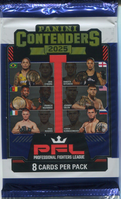 2025 Panini Contenders PFL Hobby, Pack