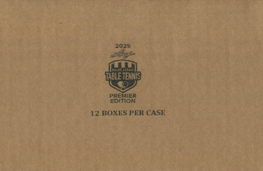 2025 Leaf Major League Table Tennis MLTT Premier Edition, 12 Box Case