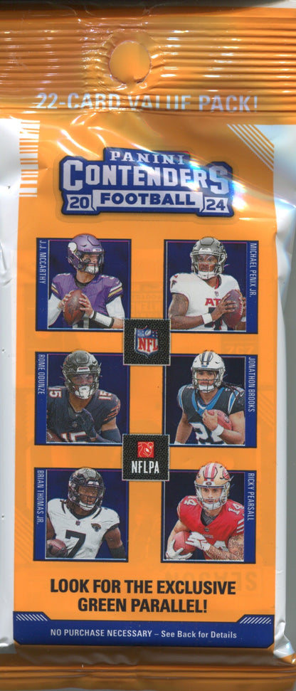 2024 Panini Contenders Football Jumbo Value Fat, Pack