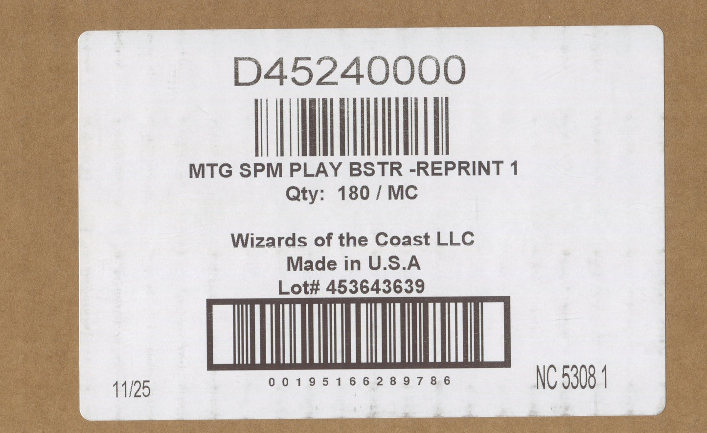 Magic The Gathering: Marvel's Spiderman Play Booster, 6 Box Case
