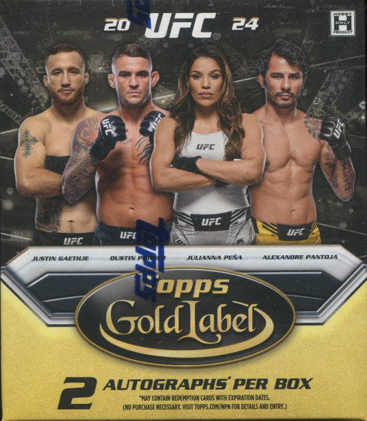 *LAST BOX* 2024 Topps UFC Gold Label Hobby, Box