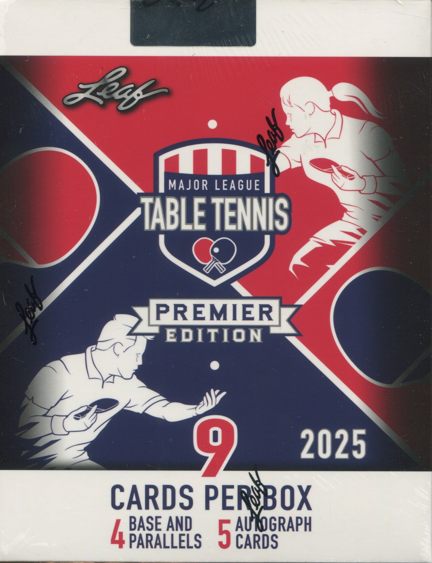 2025 Leaf Major League Table Tennis MLTT Premier Edition, 12 Box Case