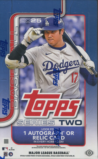 2025 Topps Series 2 Baseball Hobby, 12 Box Case