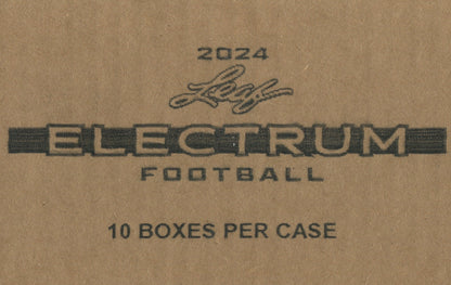 2024 Leaf Electrum Football Hobby, 10 Box Case