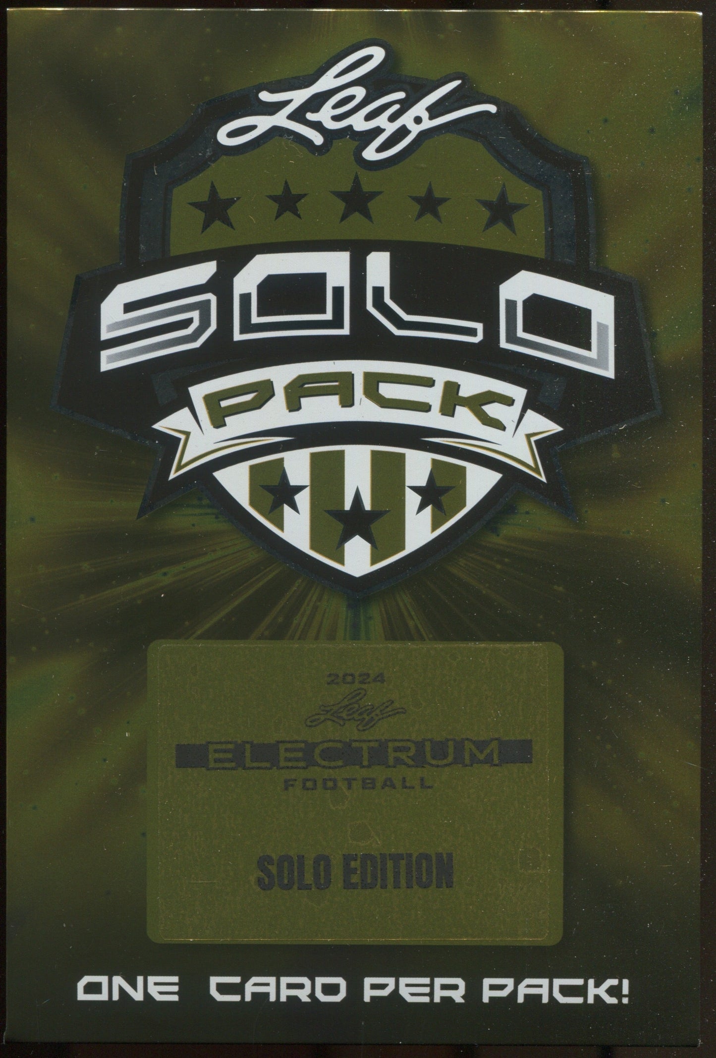 2024 Leaf Electrum Football Solo, Pack