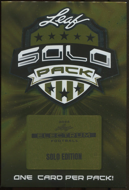 2024 Leaf Electrum Football Solo, Pack