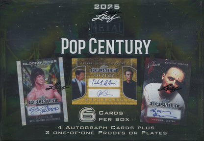 2025 Leaf Metal Pop Century Hobby, 10 Box Case