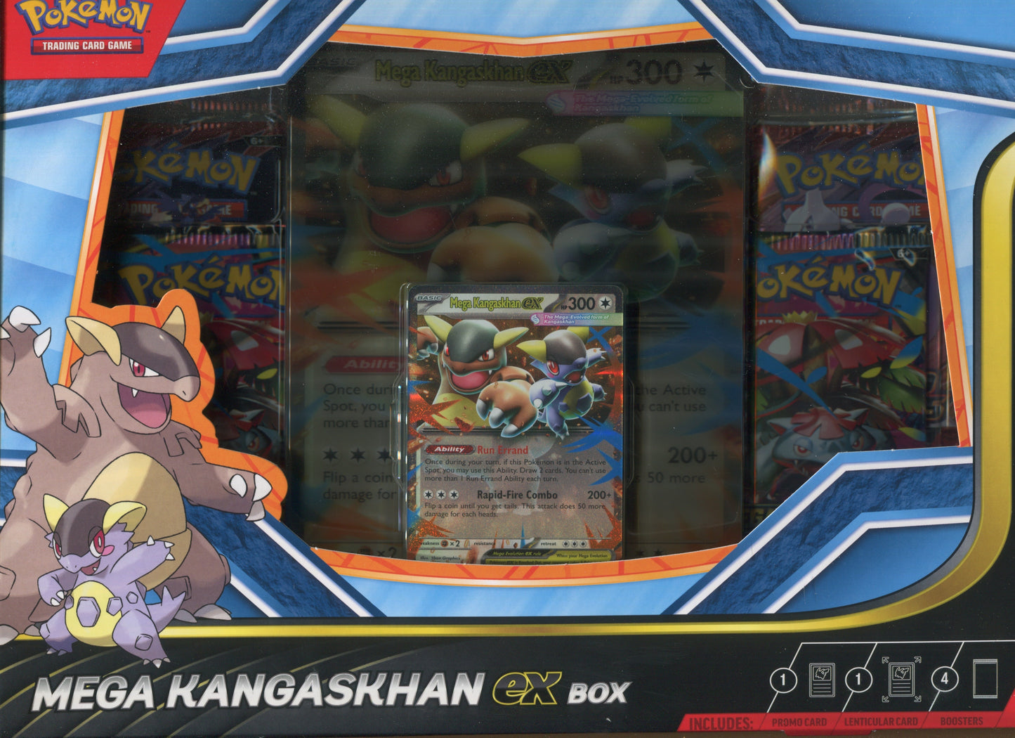 Pokemon Mega Kangaskhan EX , 6 Box Case