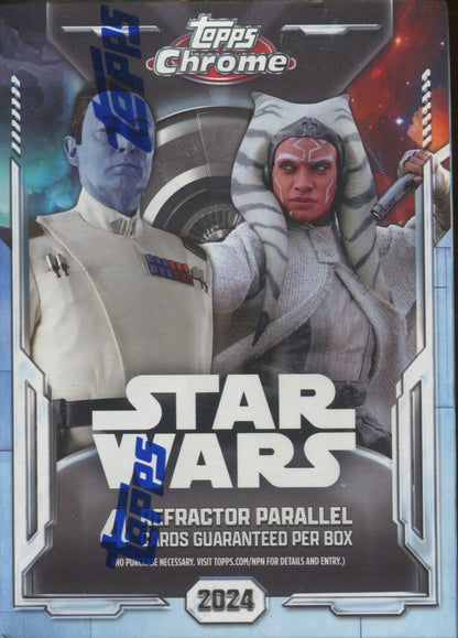 2024 Topps Star Wars Chrome, 40 Blaster Box Case