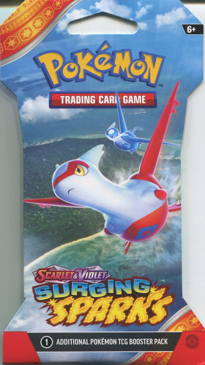Pokemon Scarlet & Violet Surging Sparks, Blister Booster Pack (RANDOM)
