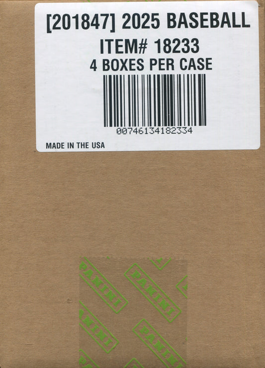 2025 Panini National Treasures Baseball Hobby, 4 Box Case