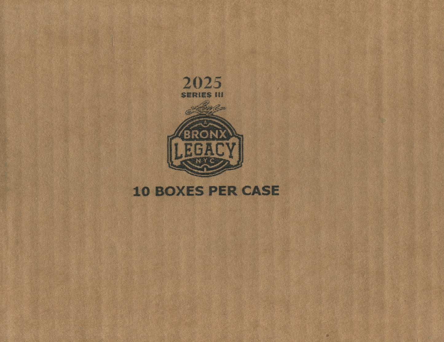 2025 Leaf A Bronx Legacy Baseball Hobby, 10 Box Case